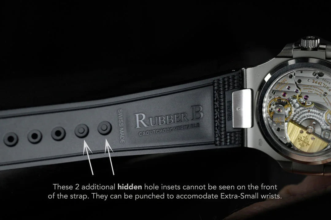 Bracelet RubberB PK79 pour Patek Philippe Nautilus CAMO - vue 10