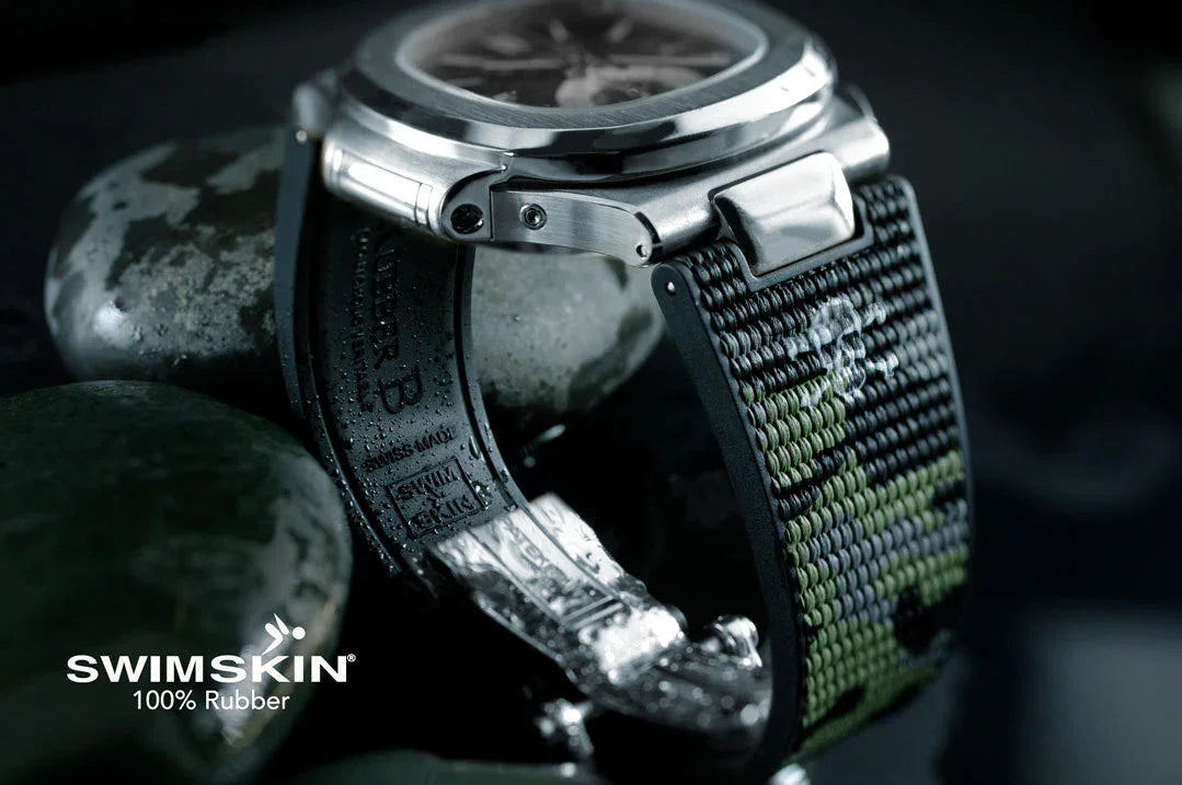 Bracelet RubberB PK79 pour Patek Philippe Nautilus CAMO - vue 12