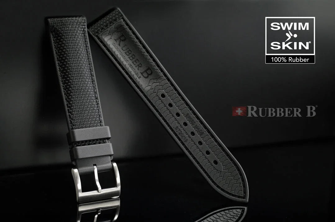Bracelet en caoutchouc - Ballistic SwimSkin ST20 - Rubber B - Noir - vue 10