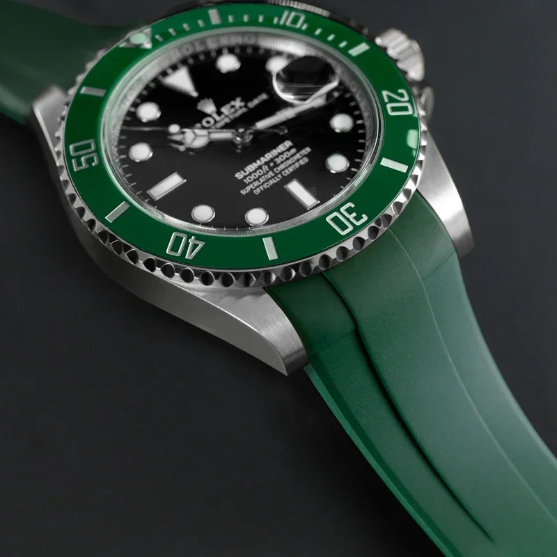 Bracelet en caoutchouc M206 – Rubber B – Vert - vue 3