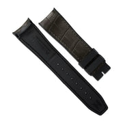 Bracelet en caoutchouc – Alligator SwimSkin SK21 – Rubber B – Marron expres - bracelet cuir alligator montre
