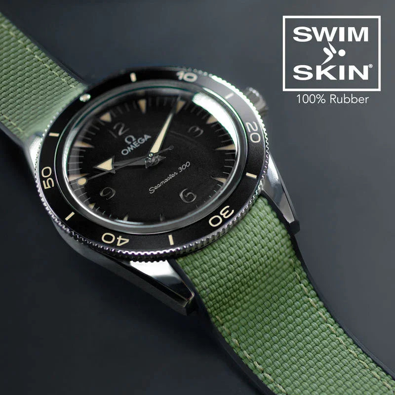 Bracelet en caoutchouc – Ballistic SwimSkin SK21 – Rubber B – Vert militair - vue 3