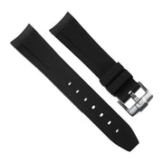 Bracelet RubberB M141 Noir avec boucle - vue principale