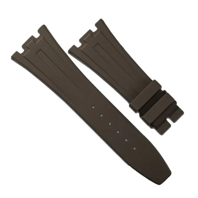 Bracelet RubberB pour Audemars Piguet 41mm Marron - bracelet caoutchouc montre