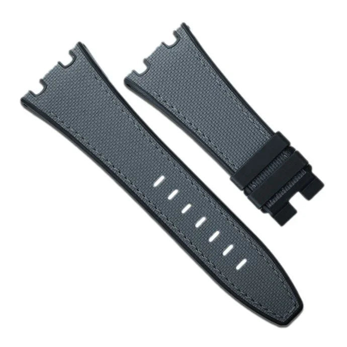 Bracelet RubberB Sailcloth SwimSkin APC42 Grey - bracelet caoutchouc montre