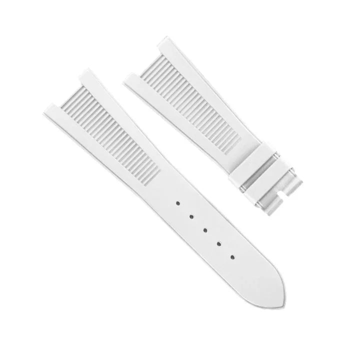 Bracelet RubberB PK77 pour Patek Philippe Nautilus Blanc - bracelet caoutchouc montre