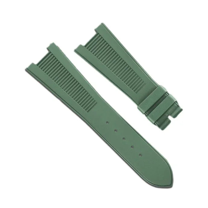 Bracelet RubberB PK77 pour Patek Philippe Nautilus Vert - bracelet caoutchouc montre