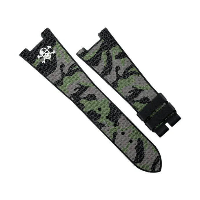 Bracelet RubberB PK79 pour Patek Philippe Nautilus CAMO - bracelet caoutchouc montre