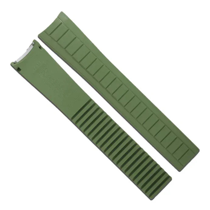 Bracelet RubberB PK22 Vert - bracelet caoutchouc montre