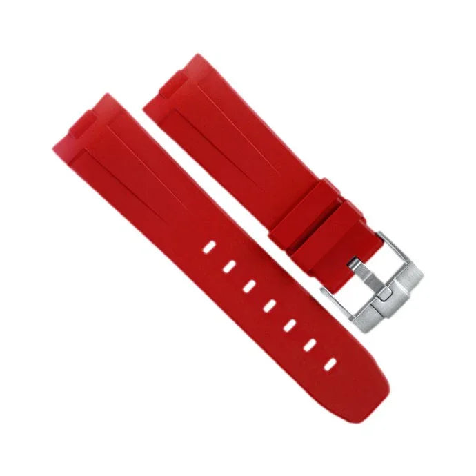 Bracelet RubberB Luminor 44 mm Rouge - bracelet caoutchouc montre