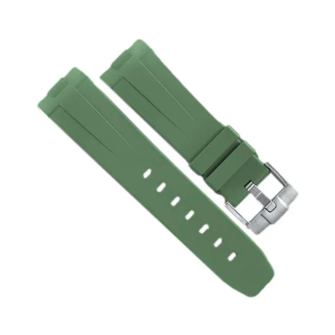 Bracelet RubberB Luminor 44 mm Vert - bracelet caoutchouc montre
