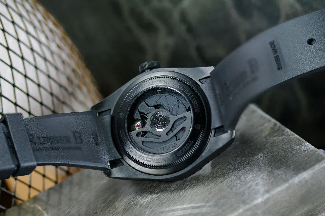 RubberB bracelet T805 pour Tudor Noir - vue 3