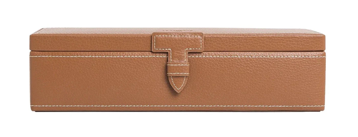 Coffret pour 5 Montres - Cuir - Le Tanneur - détail