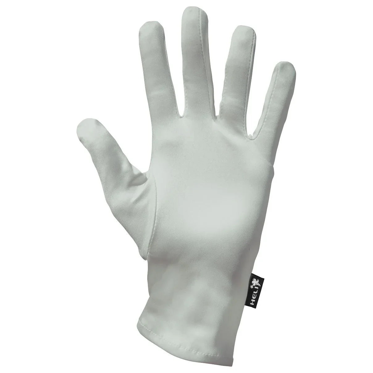 Paire de gants gris argenté en microfibre - détail