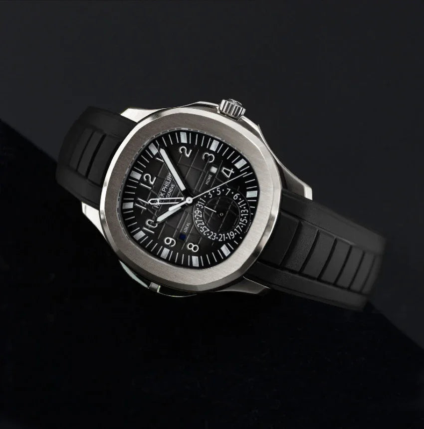 Bracelet RubberB PK33 Noir - bracelet caoutchouc montre