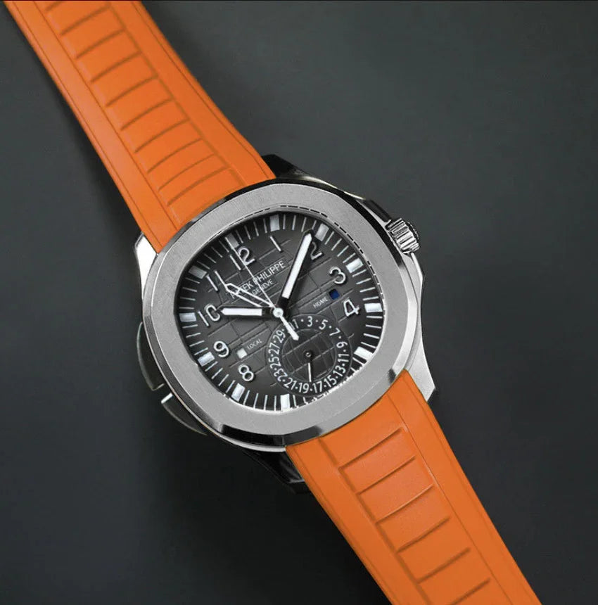 Bracelet RubberB PK33 Orange - bracelet caoutchouc montre