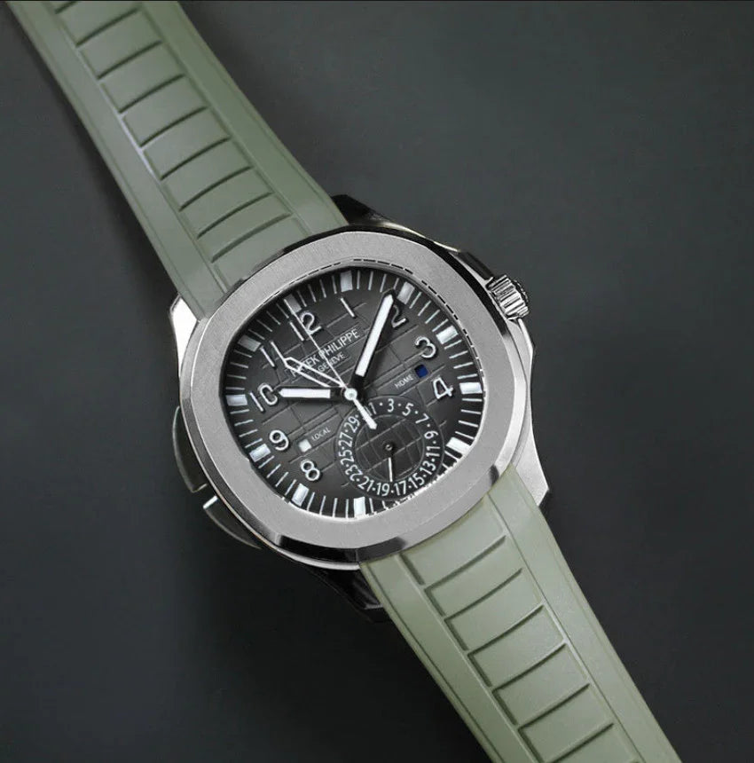 Bracelet RubberB PK33 Vert - bracelet caoutchouc montre