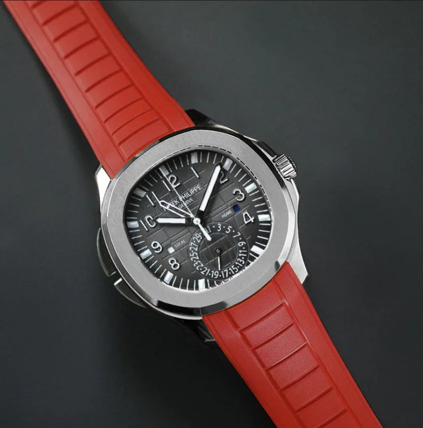 Bracelet RubberB PK33 Rouge - bracelet caoutchouc montre