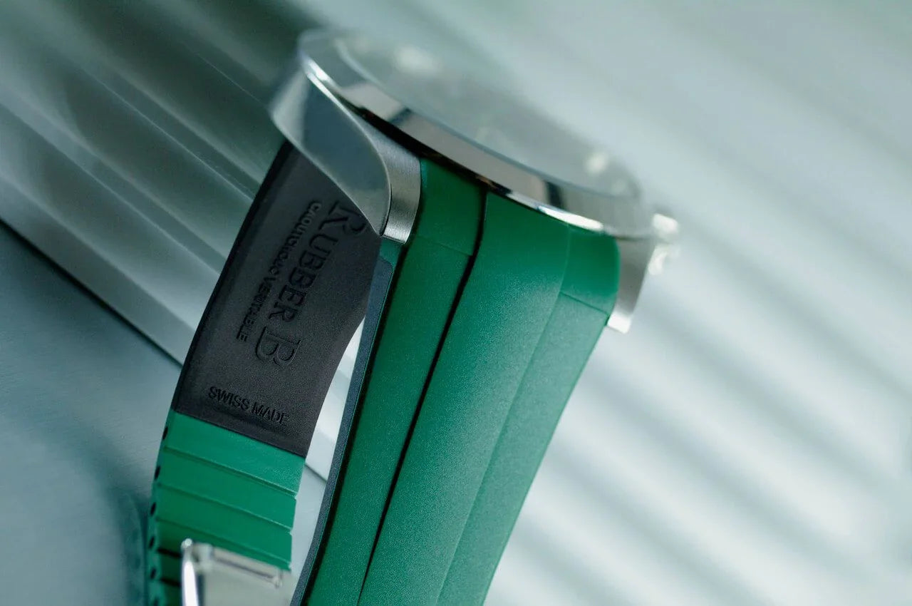 Bracelet en caoutchouc M215 – Rubber B – Vert et noir - vue 3