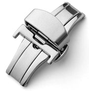 Boucle double déployante Acier brossé pour bracelet montre - accessoire montre