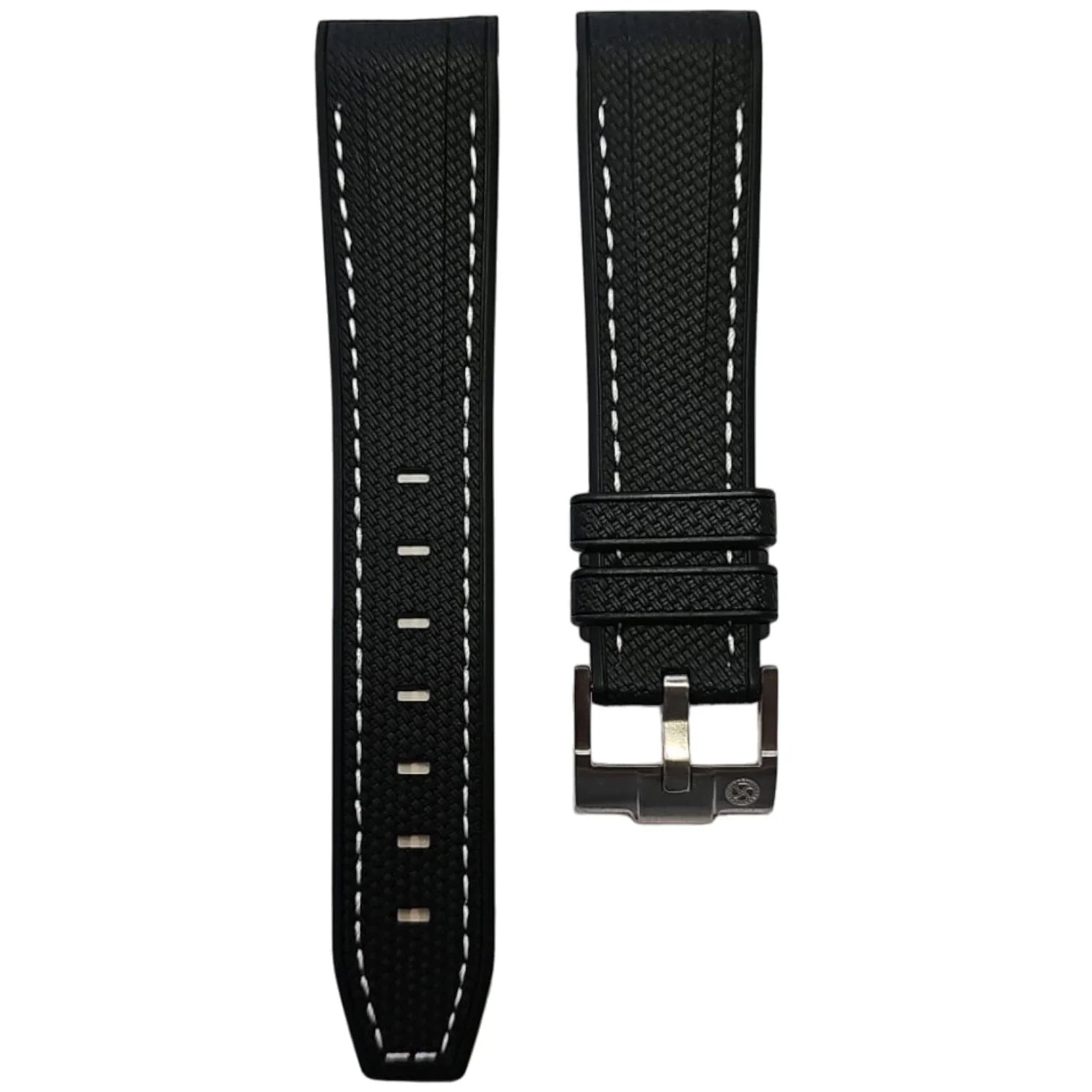 Bracelet en caoutchouc texturé pour Omega MoonSwatch - KronoKeeper - Noir c - bracelet caoutchouc montre