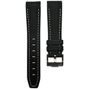 Bracelet en caoutchouc texturé pour Omega MoonSwatch - KronoKeeper - Noir c - bracelet caoutchouc montre