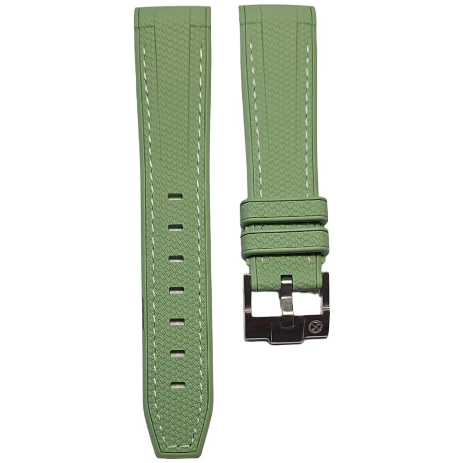 Bracelet en caoutchouc texturé pour Omega MoonSwatch - KronoKeeper - Vert - bracelet caoutchouc montre
