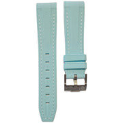 Bracelet en caoutchouc texturé pour Omega MoonSwatch - KronoKeeper - Bleu T - bracelet caoutchouc montre