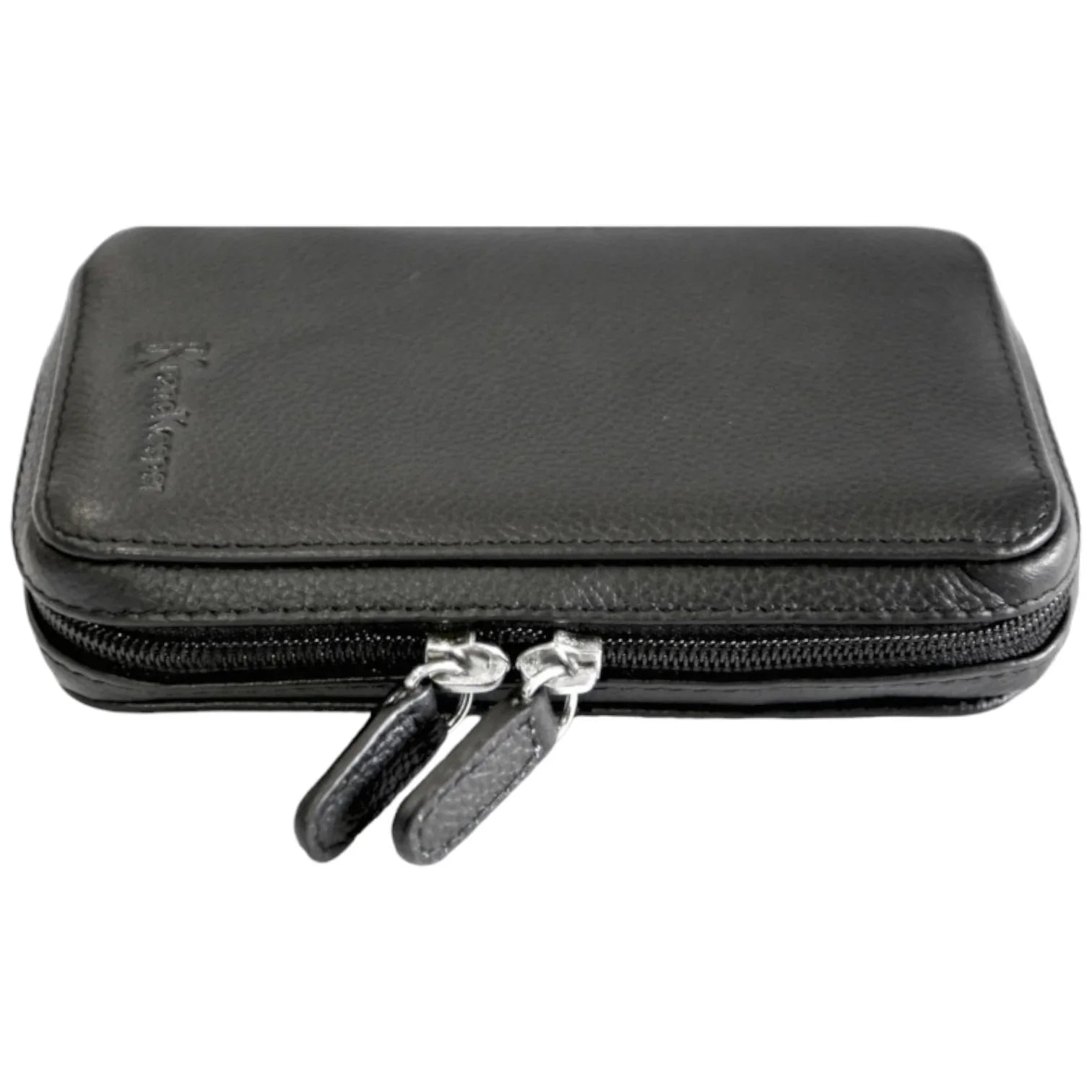 Ecrin compact pour 2 montres - KronoKeeper - Cuir - détail