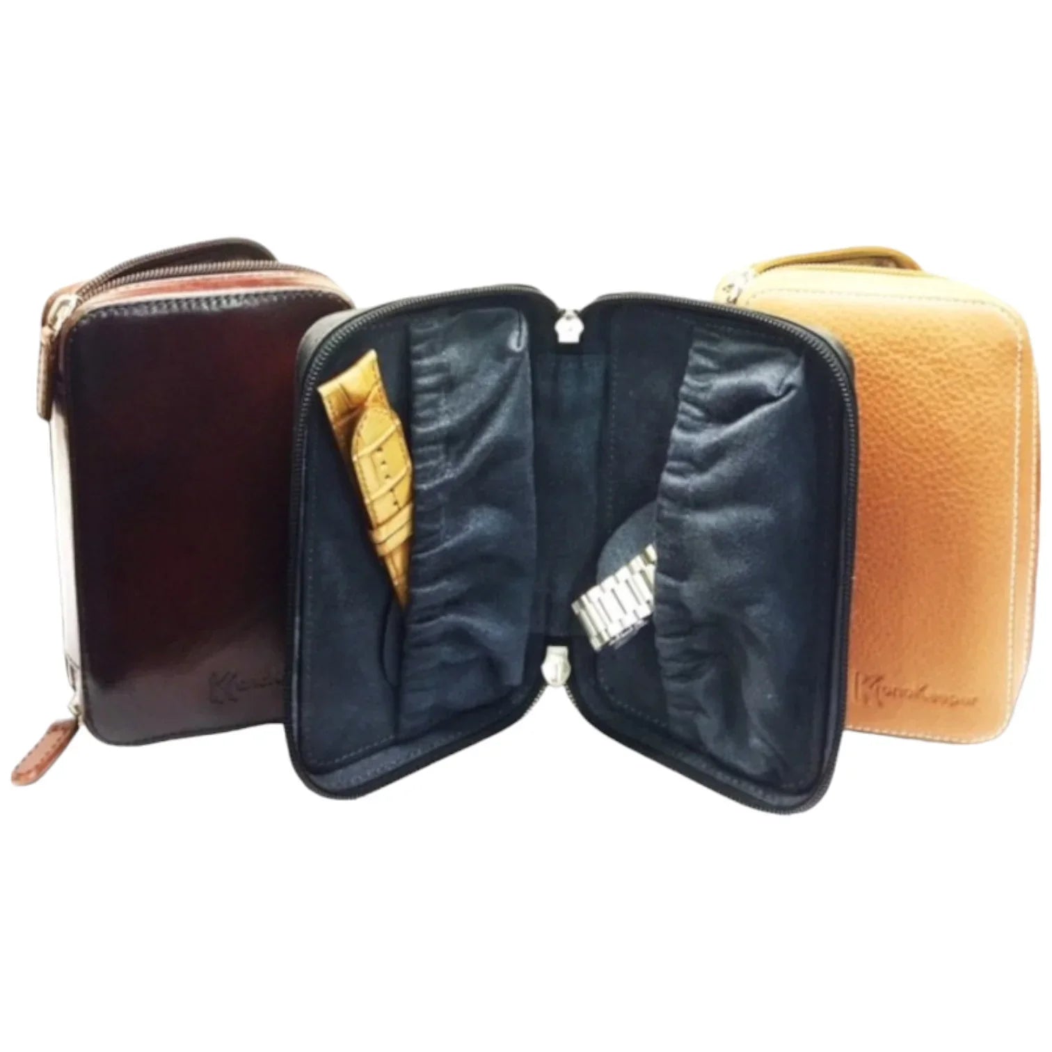 Ecrin compact pour 2 montres - KronoKeeper - Cuir - vue 7