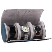 Karoni - Ecrin pour 3 montres - KronoKeeper - Cuir - étui voyage montre