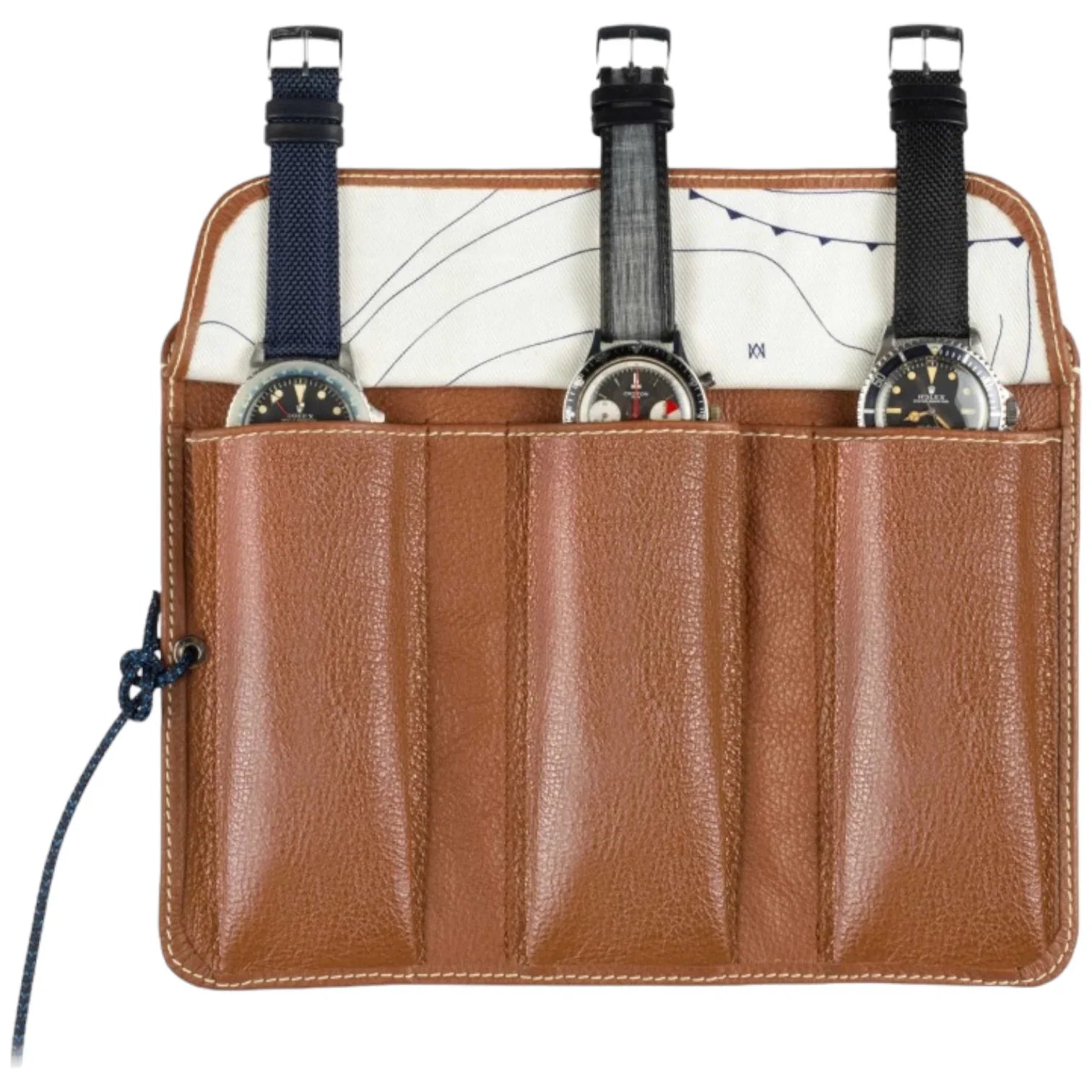 Marmotte pour 3 Montres - Ploumanac’h - Cuir - Avel & Men - vue 7