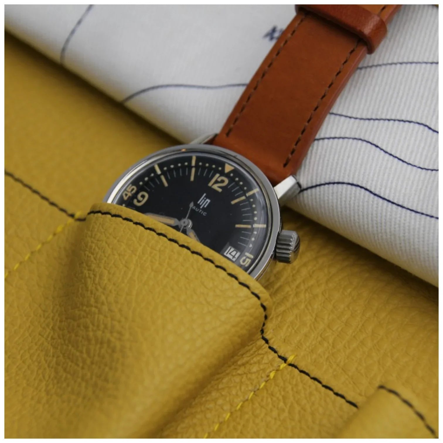 Marmotte pour 3 Montres - Ploumanac’h - Cuir - Avel & Men - vue 12