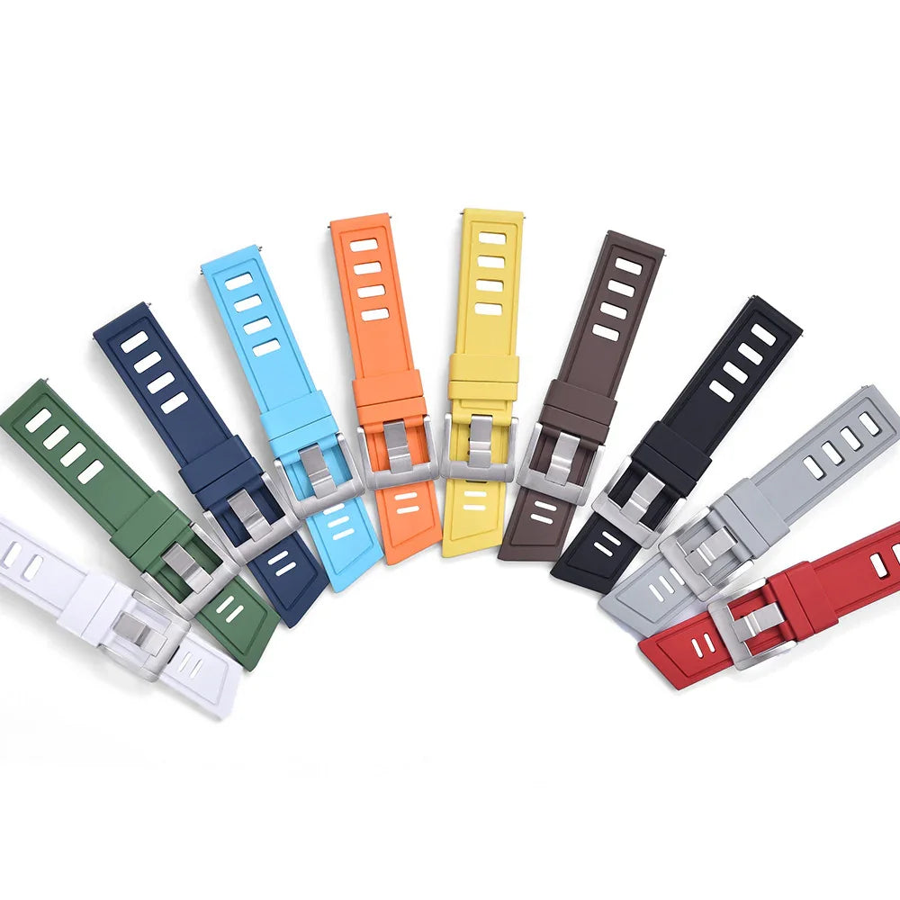 Bracelet en caoutchouc - Diver - KronoKeeper - Vert - détail
