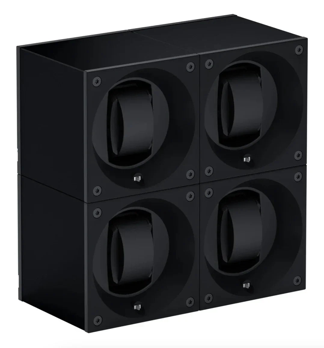 SwissKubik MasterBox remontoir pour montre - 4 montres - vue profil