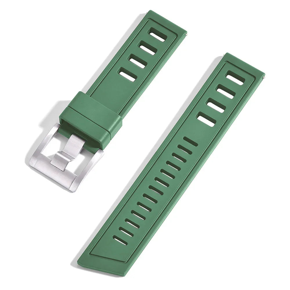 Bracelet en caoutchouc - Diver - KronoKeeper - Vert - bracelet caoutchouc montre