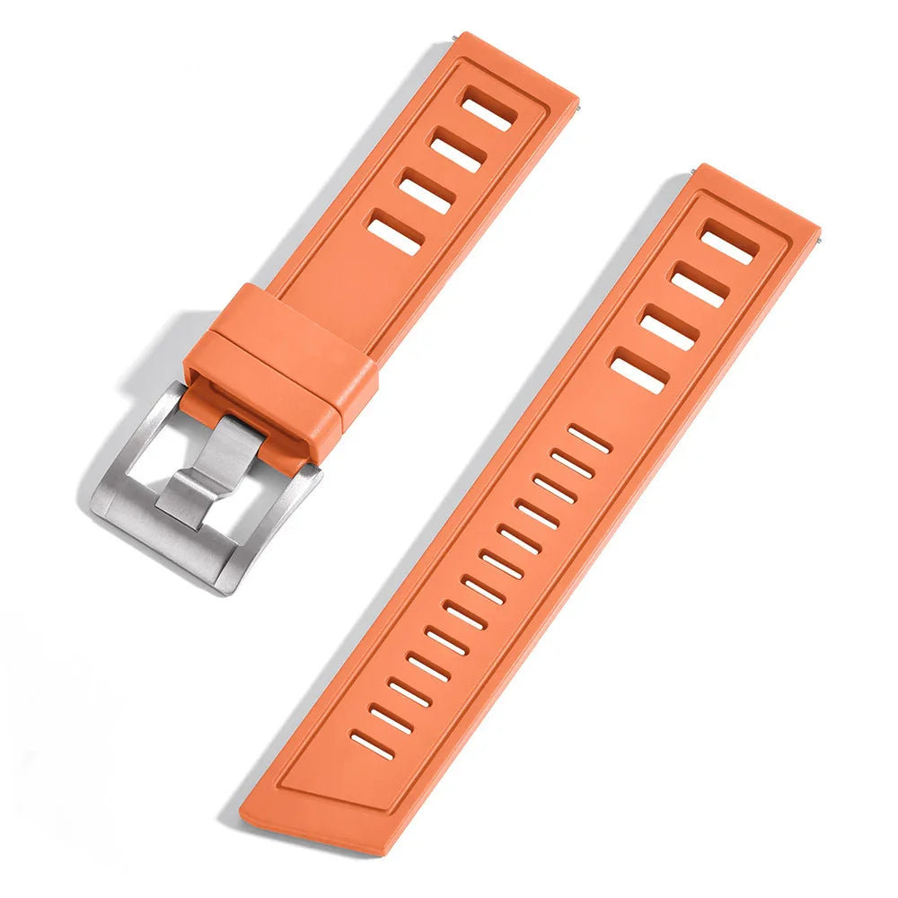 Bracelet en caoutchouc - Diver - KronoKeeper - Orange - bracelet caoutchouc montre
