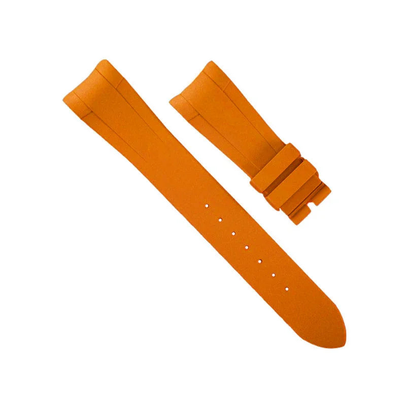 RubberB bracelet T805 pour Tudor Orange - bracelet caoutchouc montre