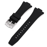 Bracelet en caoutchouc pour Tissot PRX - KronoKeeper - Noir - bracelet caoutchouc montre
