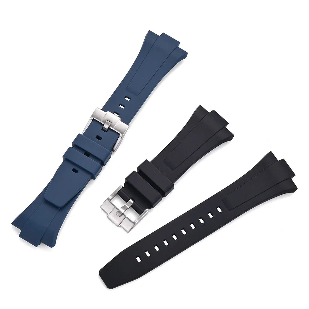 Bracelet en caoutchouc pour Tissot PRX - KronoKeeper - Noir - vue 3