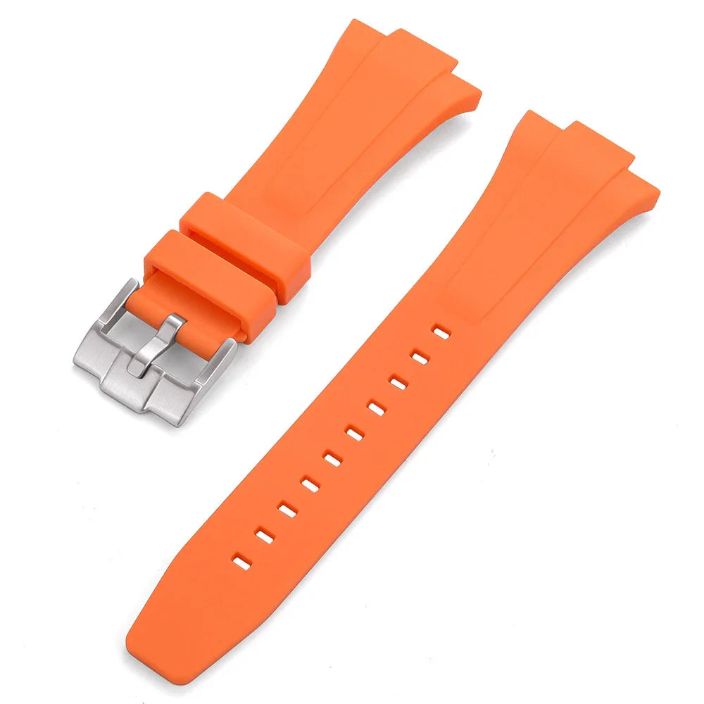 Bracelet en caoutchouc pour Tissot PRX - KronoKeeper - Orange - bracelet caoutchouc montre