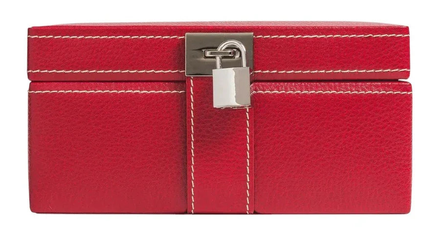 Le Tanneur - boite à bijoux moyen modèle en cuir - vue côté