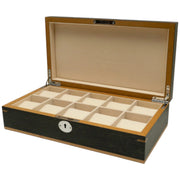 Clipperton - Coffret pour 10 Montres - Bois Gris - KronoKeeper - coffret montres