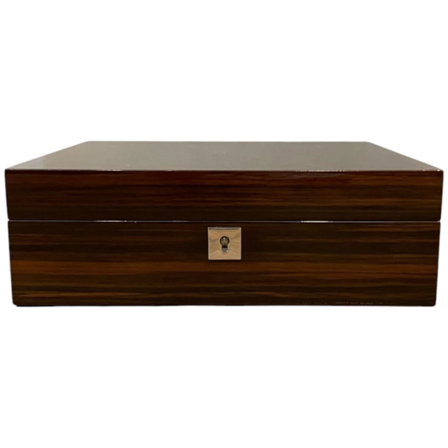 Coffret pour 12 Montres - Marqueterie Ébène - KronoKeeper - détail
