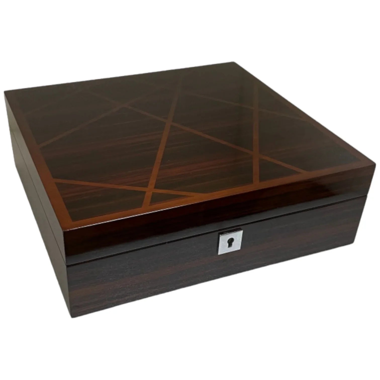 Coffret pour 12 Montres - Marqueterie Ébène - KronoKeeper - vue 3