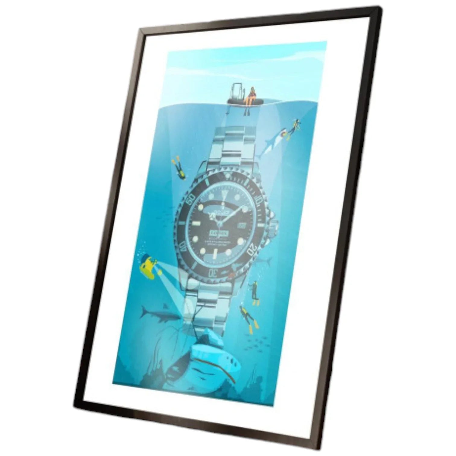 Sea Dweller - 40x50cm - Tirage d'Art - Watchoniste X MisterChrono - accessoire montre