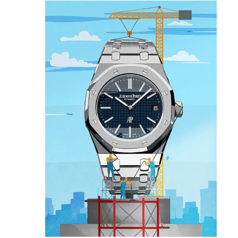 Skyscraper - 50x70cm - Tirage d'Art - Watchoniste X MisterChrono - accessoire montre