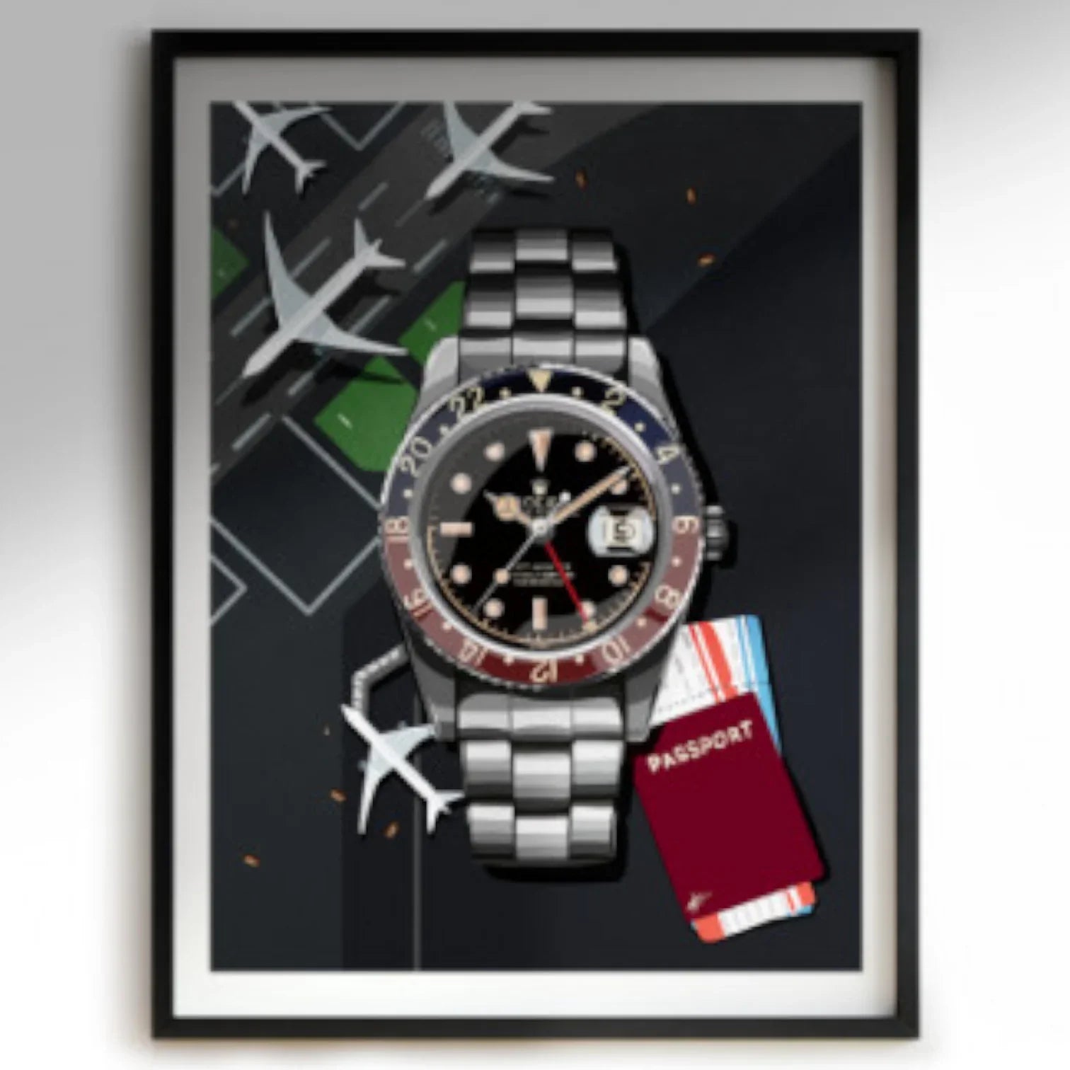 Pepsi - 50x70cm - Tirage d'Art - Watchoniste X MisterChrono - détail