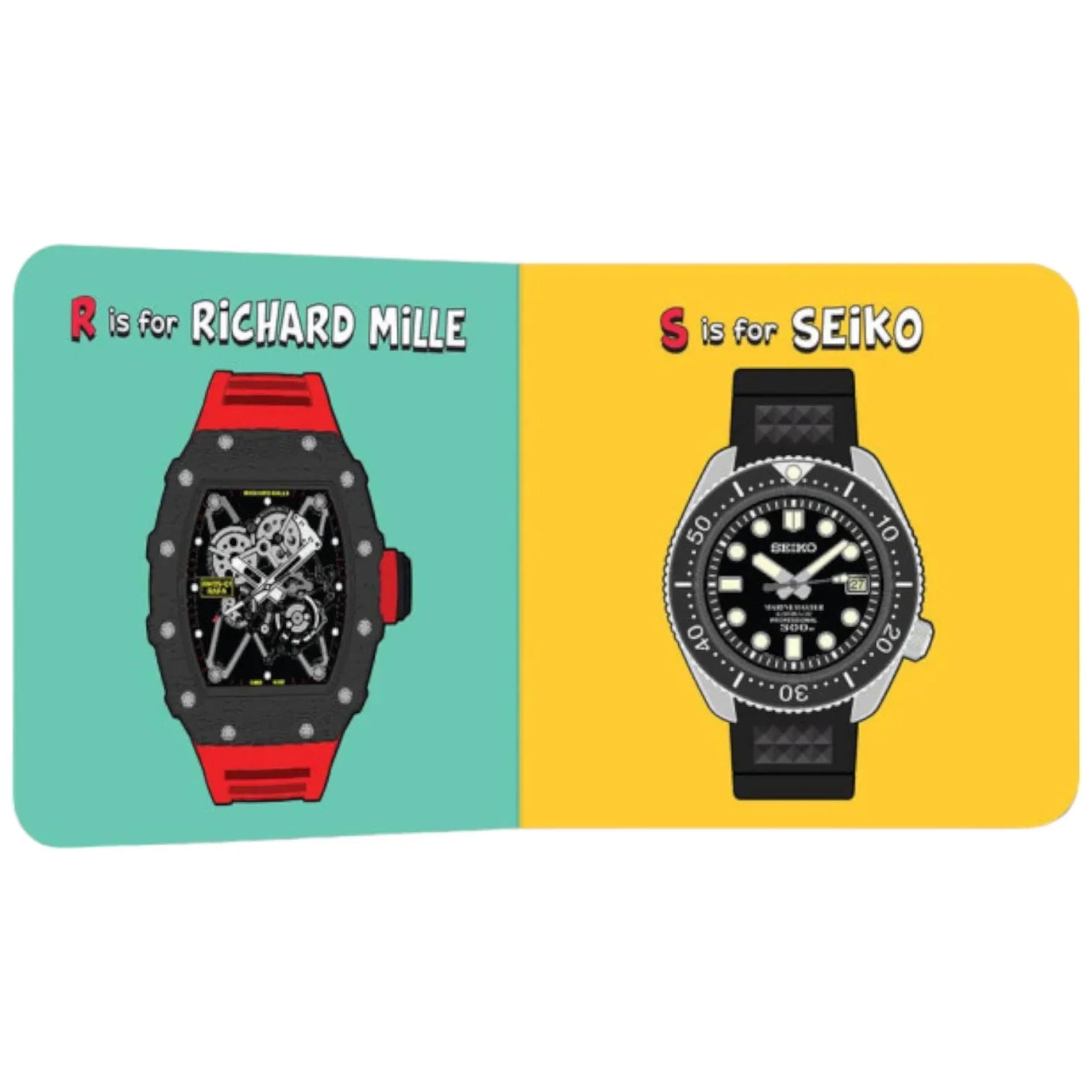 R is for Rolex - ABCDaire pour Apprendre l'Alphabet avec les Montres de Lux - détail