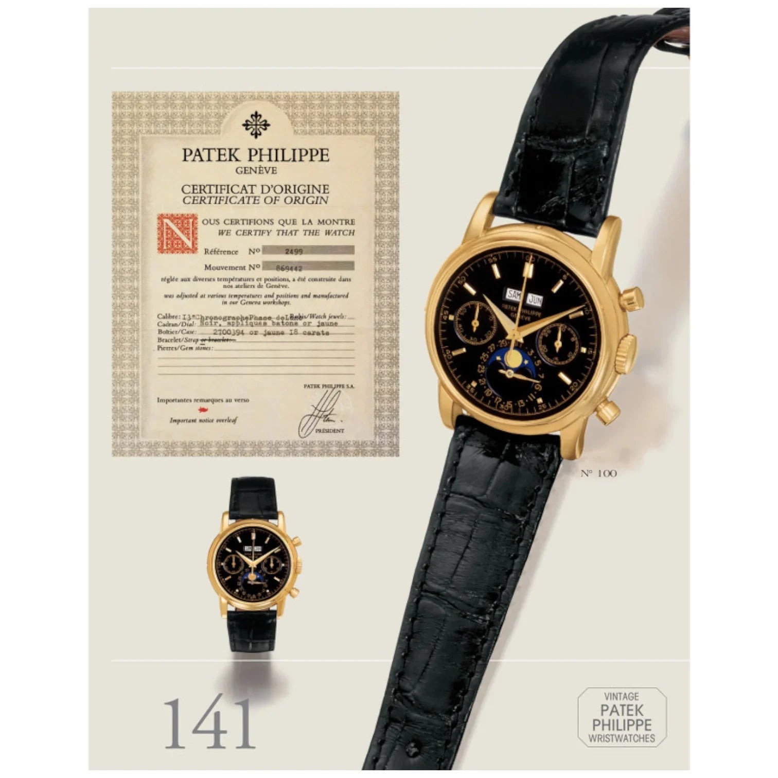 Mondani - Vintage Patek Philippe - détail